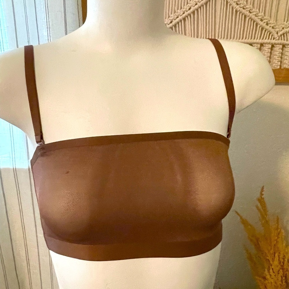 Skims Brown Small Sheer Bandeau - Picture 4 of 5